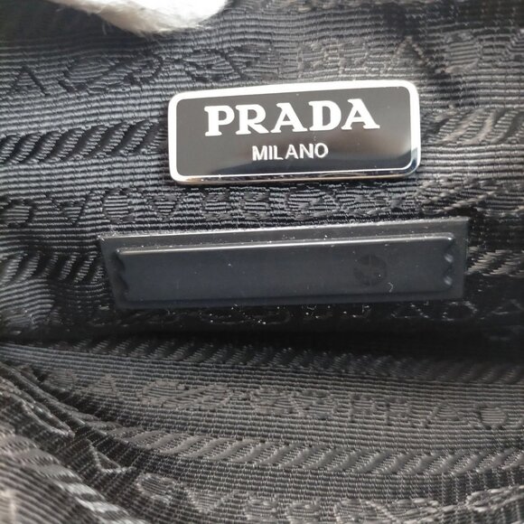 704214BV (L2) Prada Clutch Bag Orange Leather - Picture 6 of 9